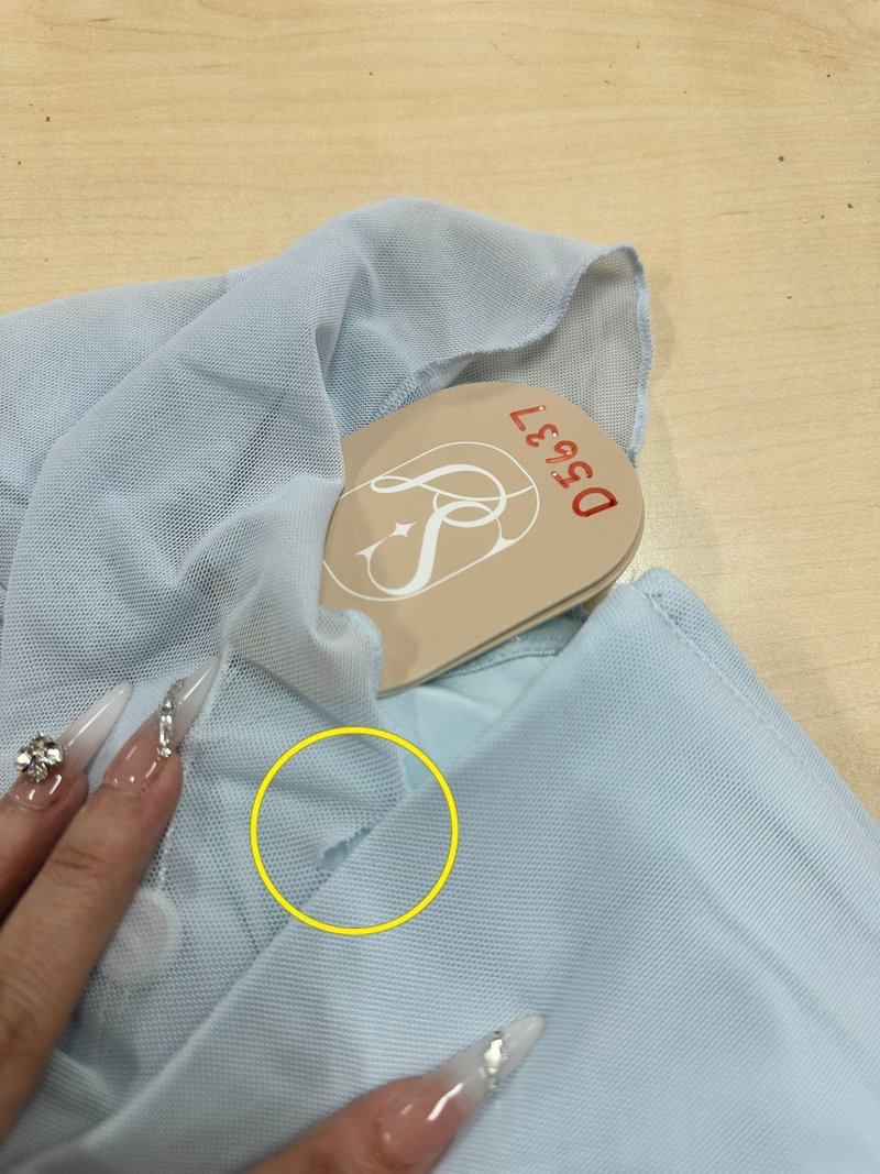 DEFECT | Sebin Top in Pastel Blue in S