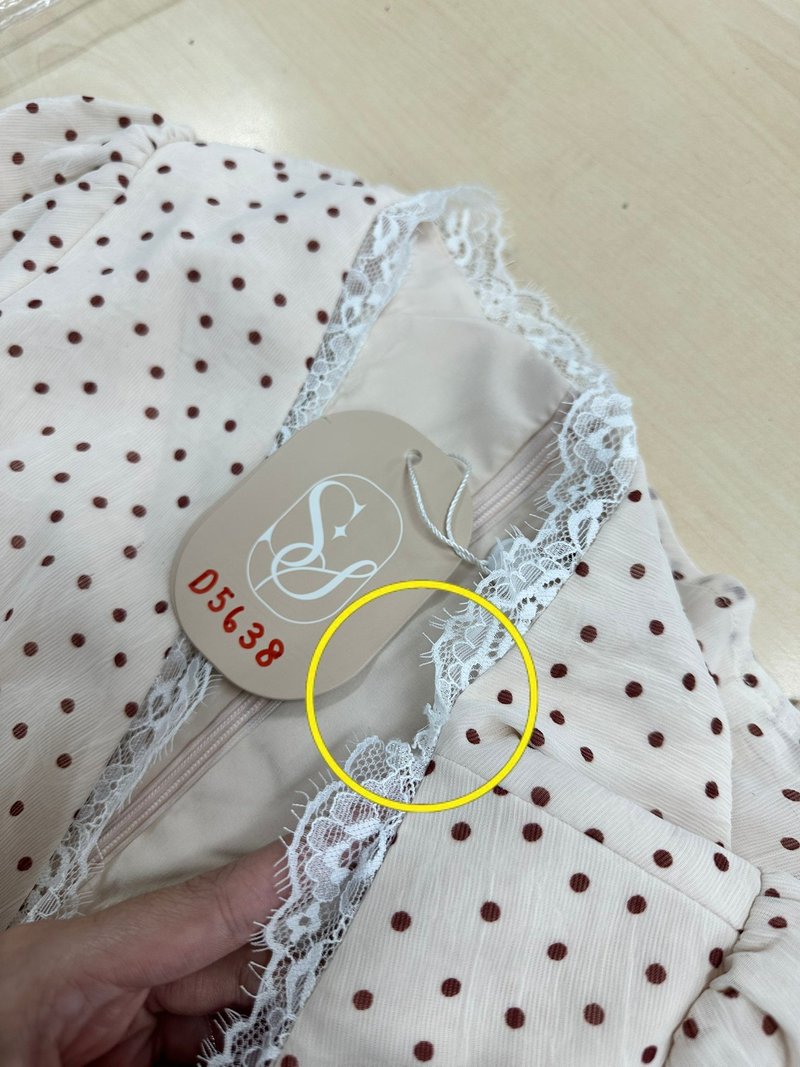 DEFECT | Daisy Dotted Romper Dress in XS