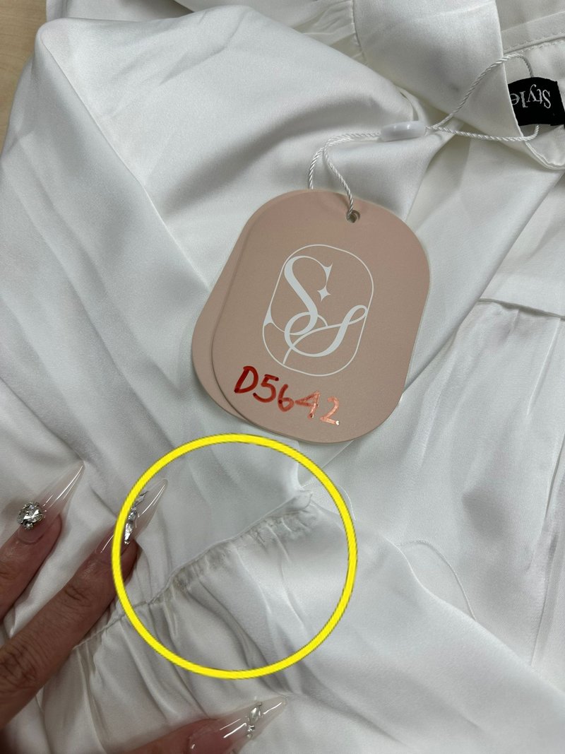 DEFECT | Serena Satin Tiered Maxi Skirt in White ( Regular Length ) in S