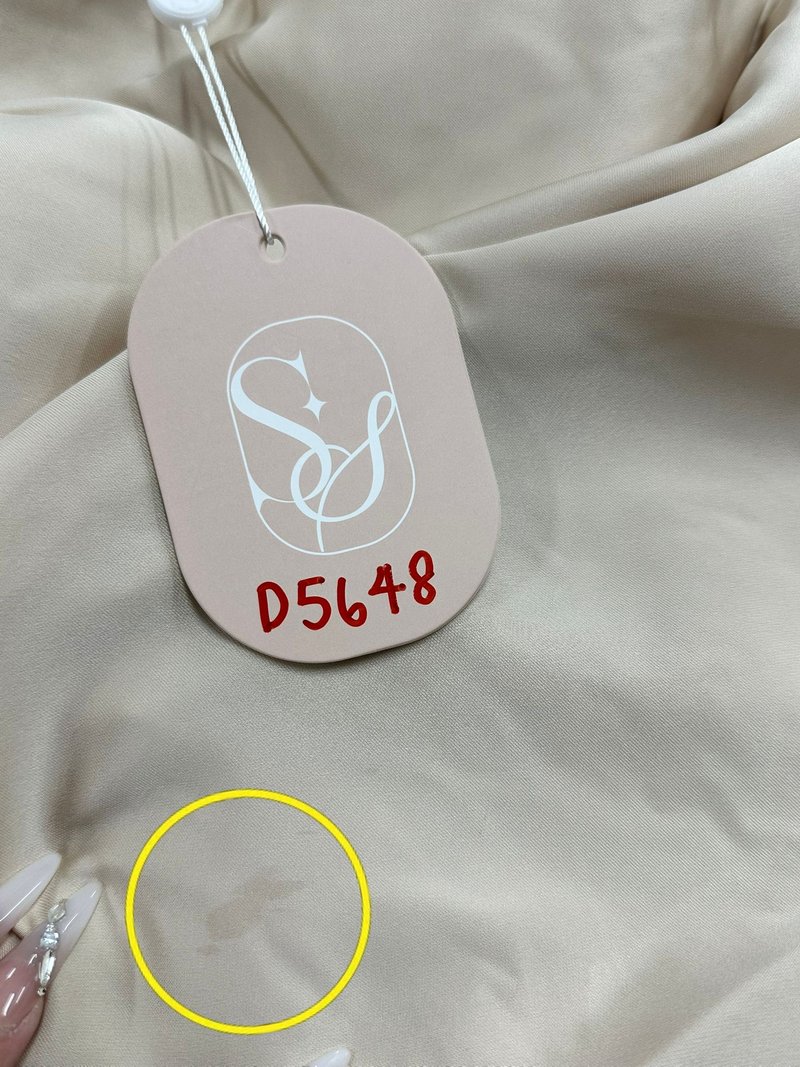 DEFECT | Chantelle Co-ord Satin Top in Champagne Gold in XS