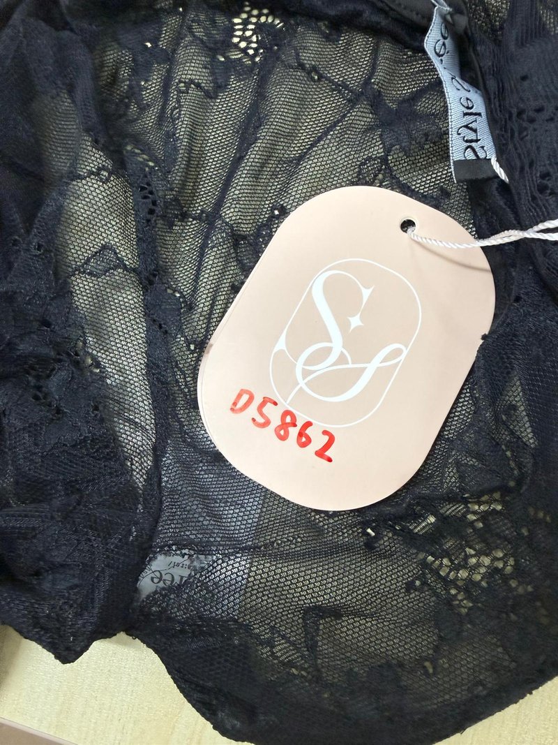 DEFECT | Lia Lace Bolero Halter Top Set in Black in S