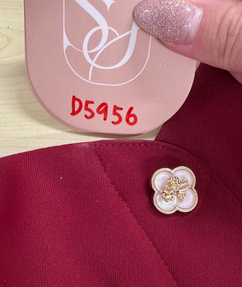 DEFECT | Cleef Co-ord Halter Top in Dark Red in XS