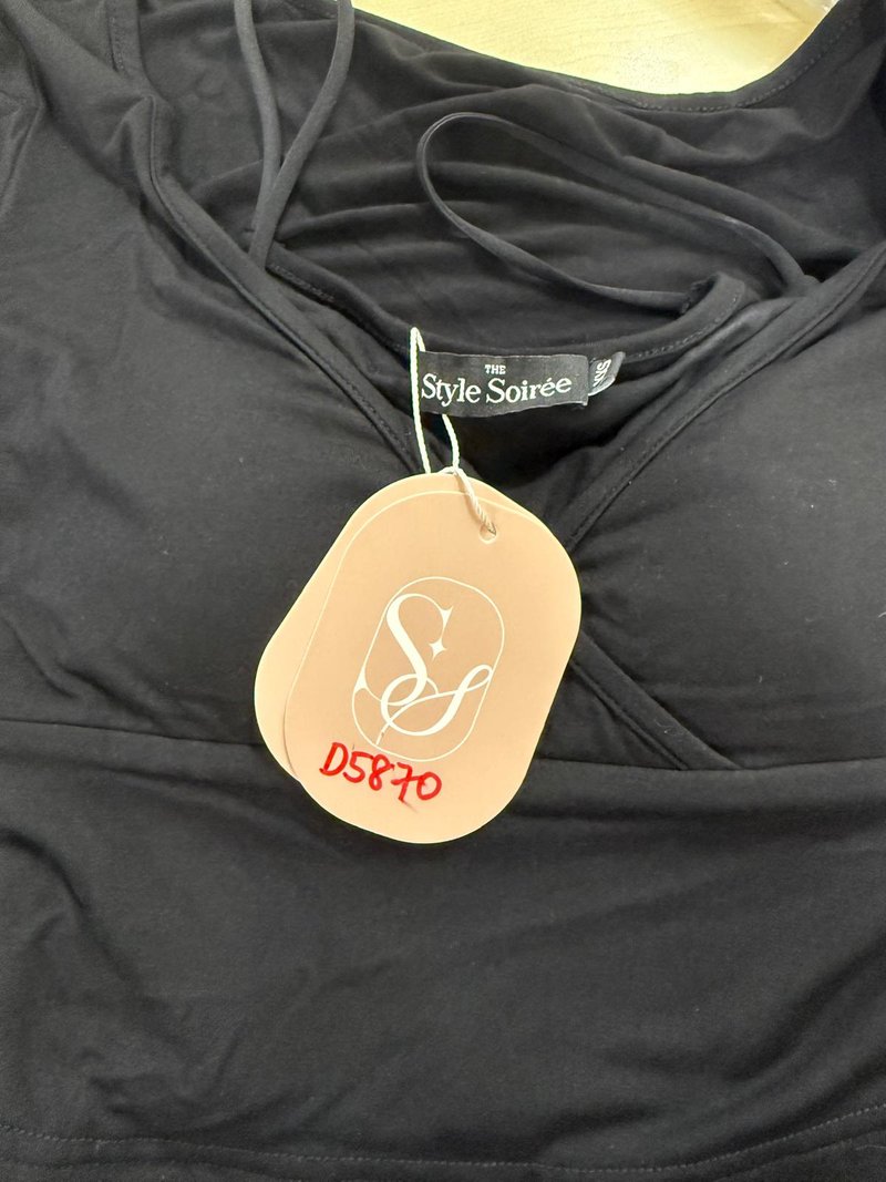 DEFECT | Lara Layered Sleeved Top in Black in XXS