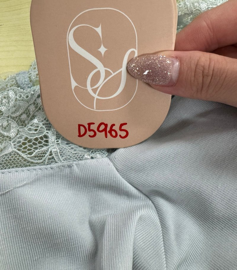 DEFECT | Leora Lace Offshoulder Top in Ice Blue in S