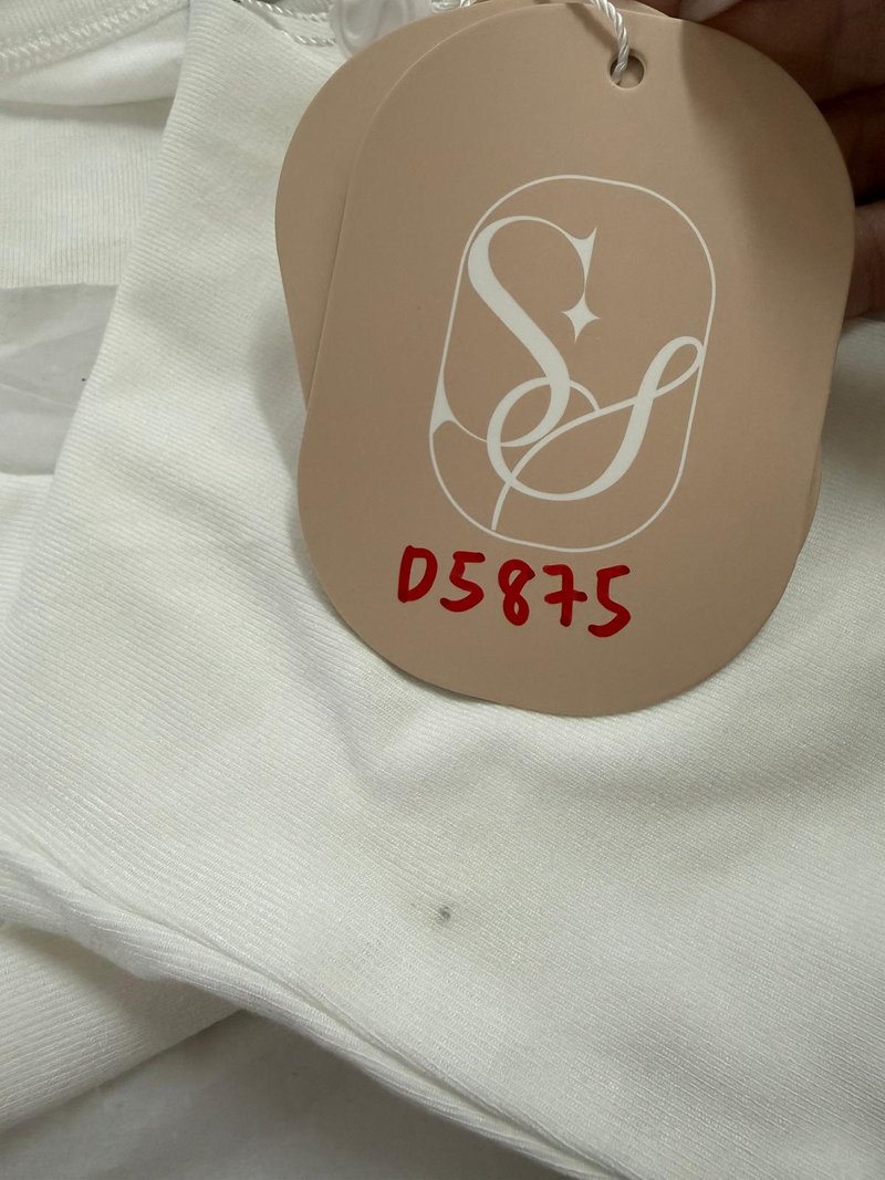 DEFECT | Candy Co-ord Mesh Bolero Tube Set in White in L