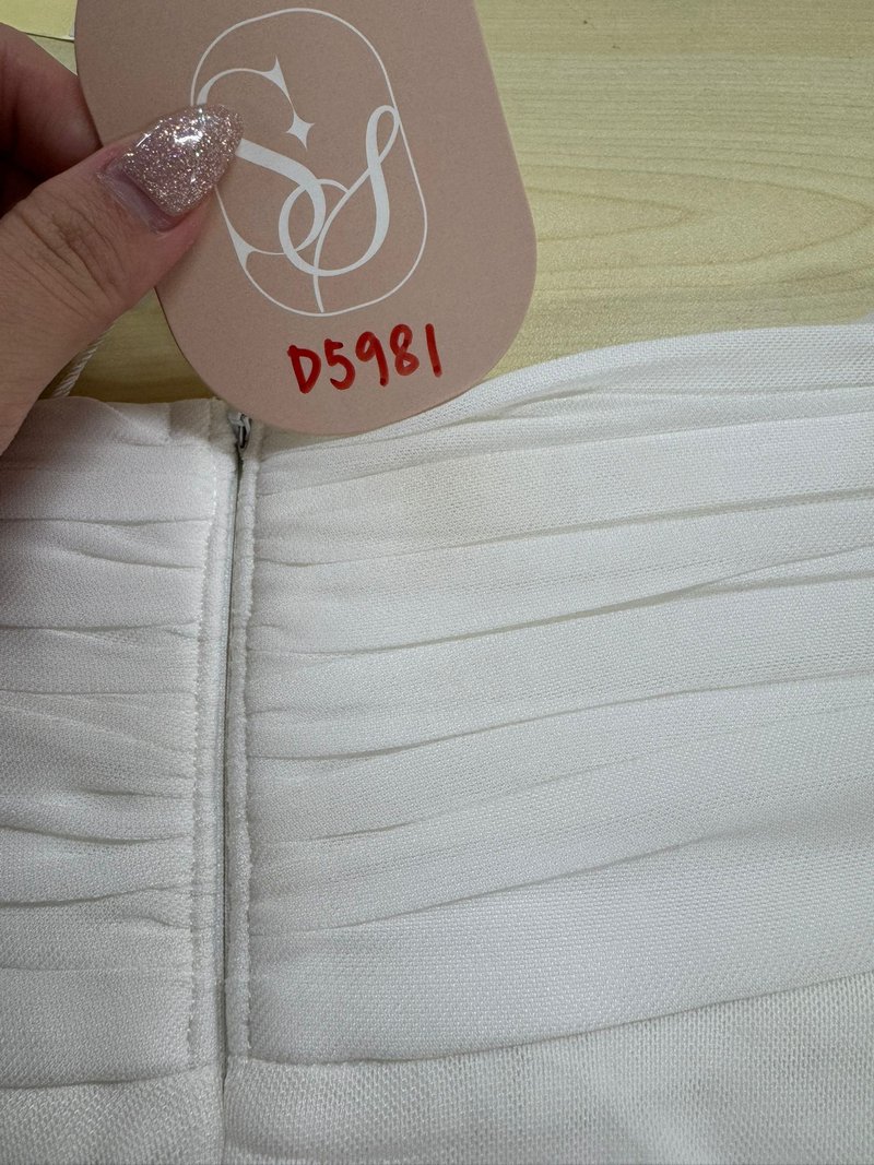 DEFECT | Marley Mesh Co-ord Skorts in White in XXS