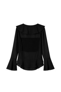 Rellie Ruffles Two-Piece Top in Black