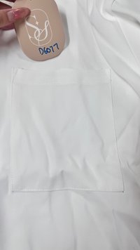 DEFECT | Men Mandarin Collar Shirt in White in S