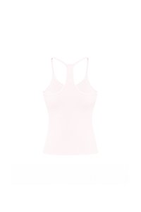 Henry Halter Ruched Top in Light Pink