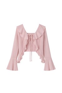Rellie Ruffles Two-Piece Top in Pink