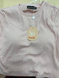 DEFECT | Brena Baby Tee in Light Pink in XL