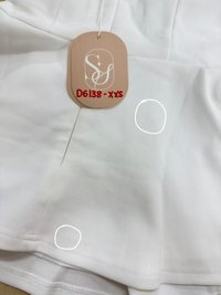 DEFECT | Carmen Co-ord Peplum Top in White in XXS,S,L