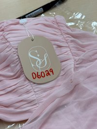 DEFECT | Merel Multi Way Mesh Top in Light Pink in XS