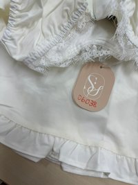 DEFECT | Sammy Sleeved Romper Dress in White in XS, S, M, XL