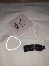 DEFECT | Peydra Puffy Sleeve Top in White in M