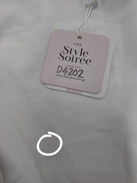 DEFECT | Peydra Puffy Sleeve Top in White in M