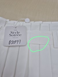 DEFECT | Velda Vest Co-ord Skorts in White in S