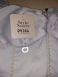 DEFECT | Priscilla Pearl Co-ord Skorts in Light Blue In S