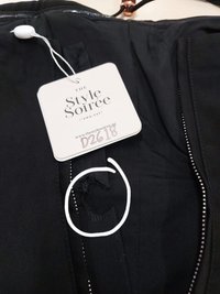 DEFECT | Sendie Slit Co-ord Top in Black in S