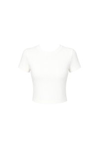 Bonnie Basic Padded Tee in White