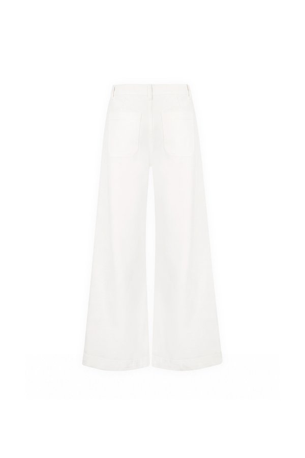 Daryl Double Pocket Denim Jeans in White