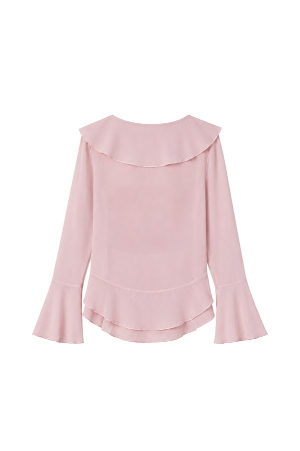 Rellie Ruffles Two-Piece Top in Pink