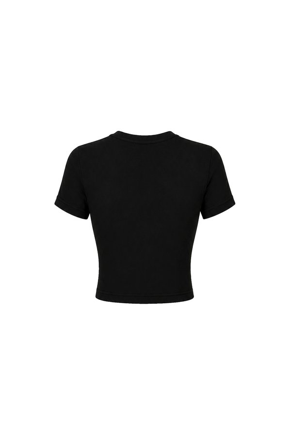 Bonnie Basic Padded Tee in Black