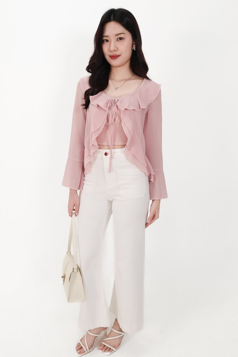 Daryl Double Pocket Denim Jeans in White
