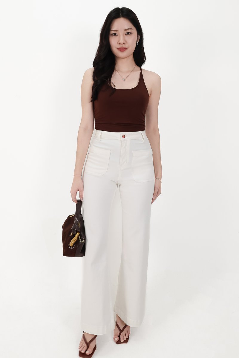 Daryl Double Pocket Denim Jeans in White
