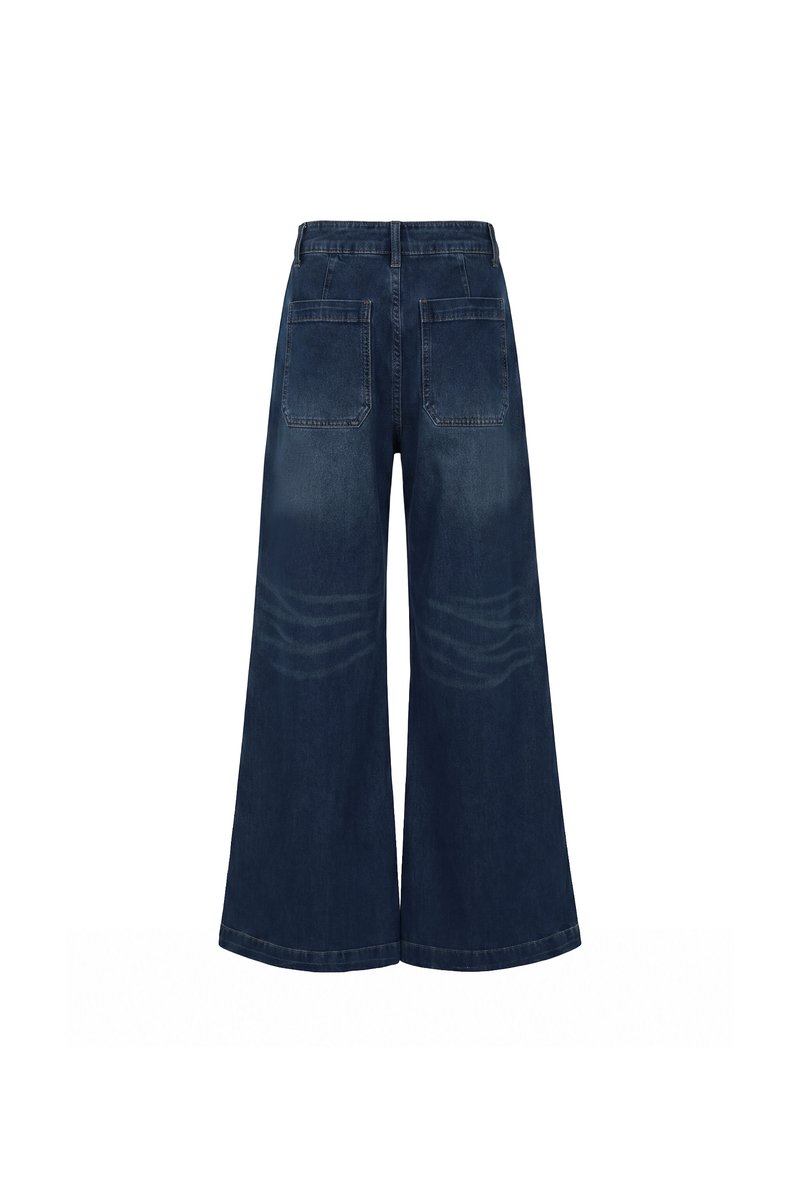 PREORDER | Daryl Double Pocket Denim Jeans in Very Dark Wash