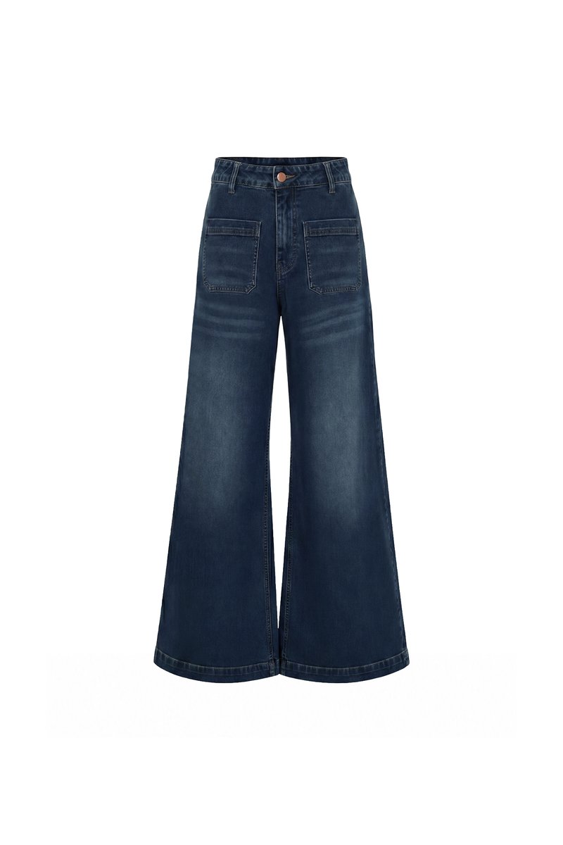 PREORDER | Daryl Double Pocket Denim Jeans in Very Dark Wash