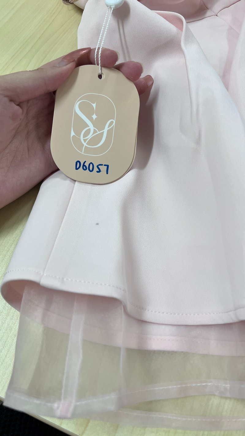 DEFECT | Cherie Co-ord Peplum Top in Light Pink in S