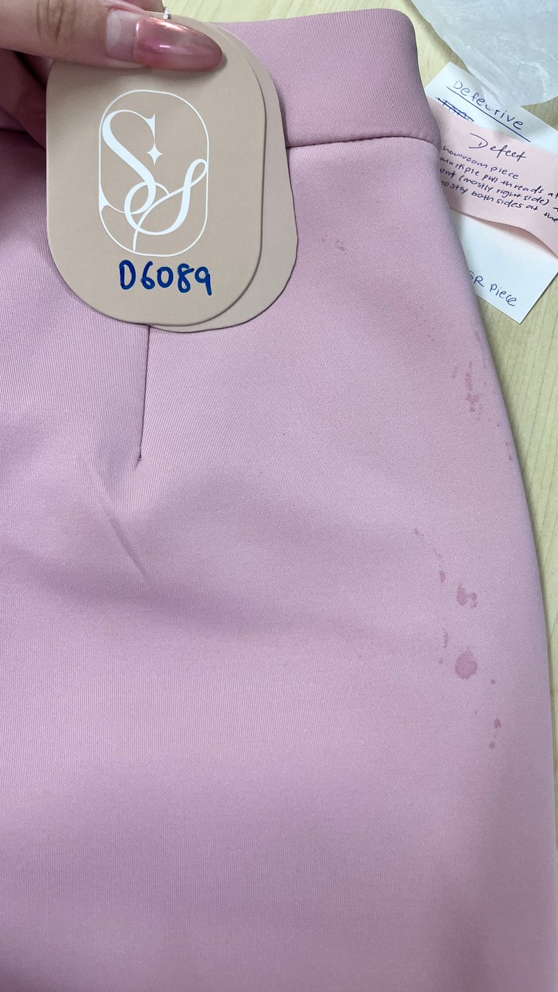 DEFECT | Candice Co-ord Straight Cut Pants in Pink in M