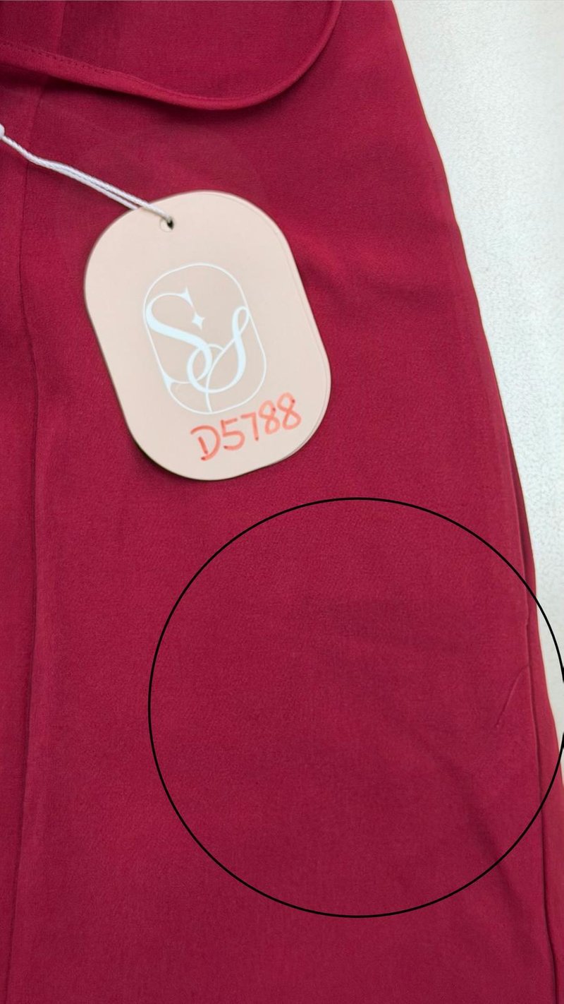 DEFECT | Treasure Tie Romper Dress in Dark Red in XXS, XS, S, M, L, XL
