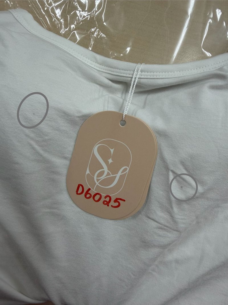 DEFECT | Leria Low Back Padded Top V2 in White in M