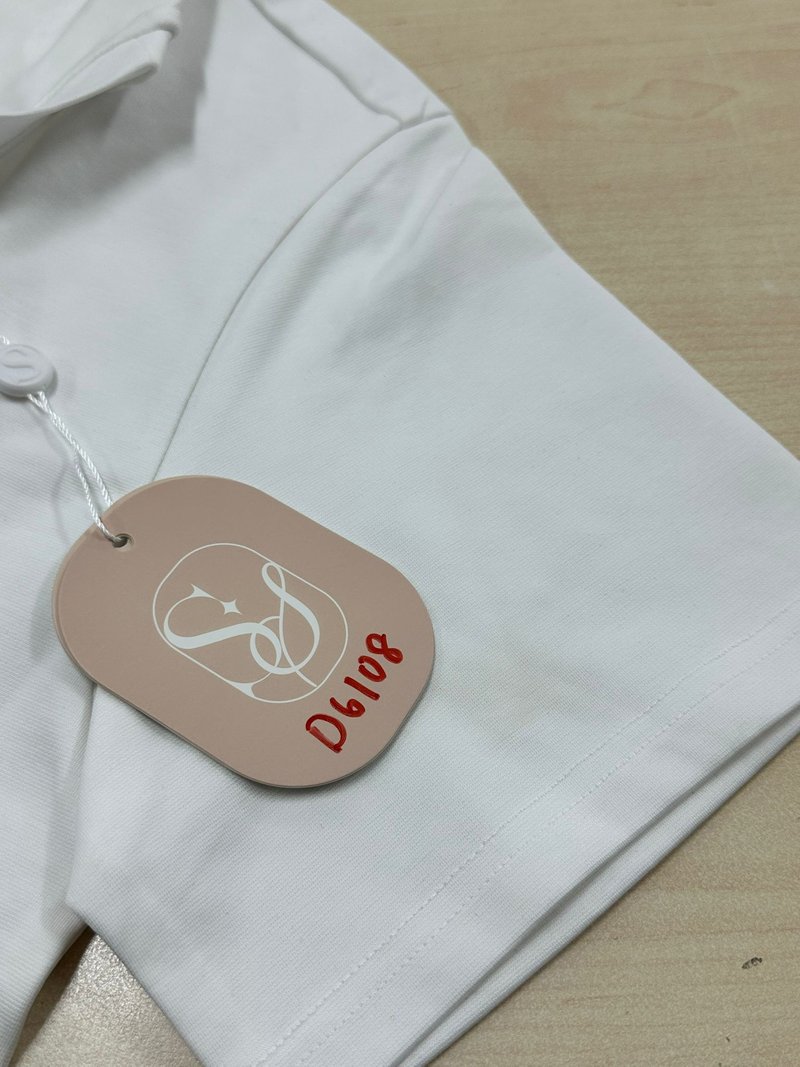 DEFECT | Brandy Boxy Cropped Tee in White in XSS