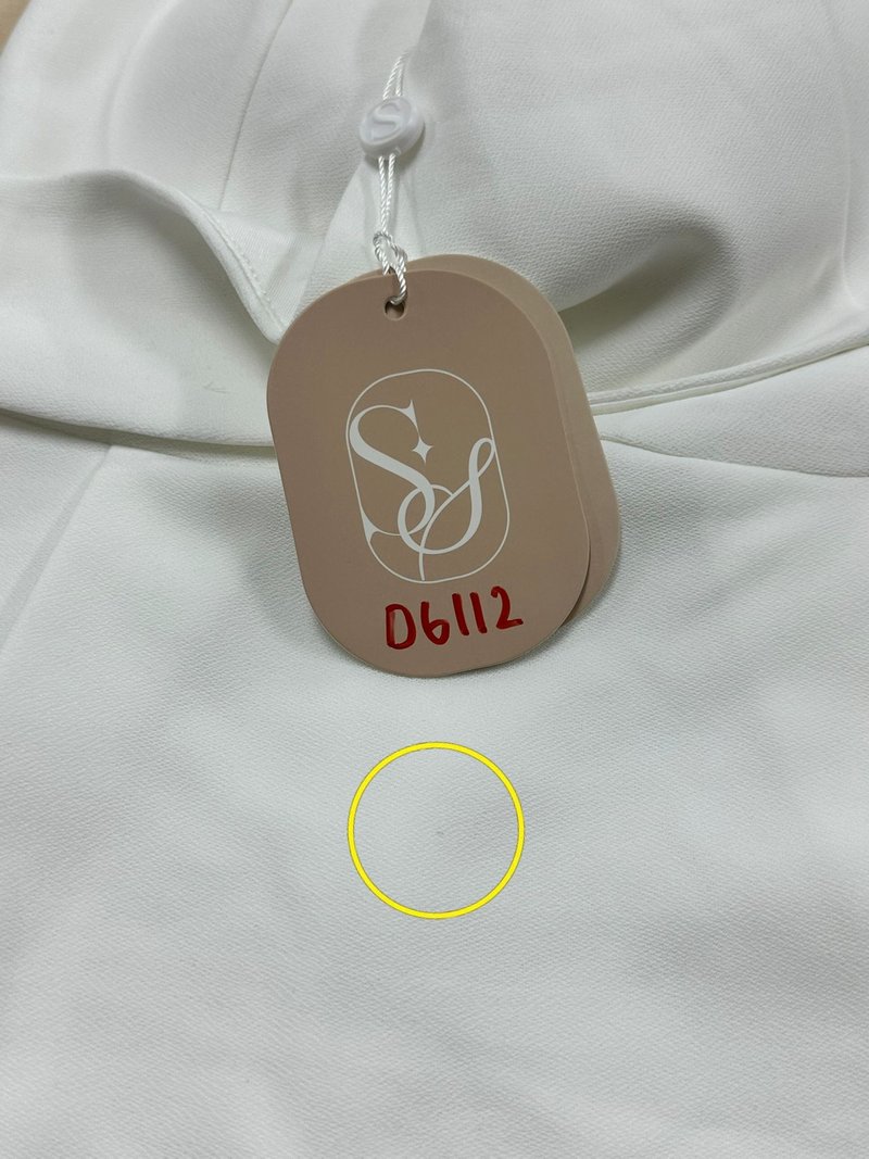 DEFECT | Shar Sweetheart Romper Dress in White in S