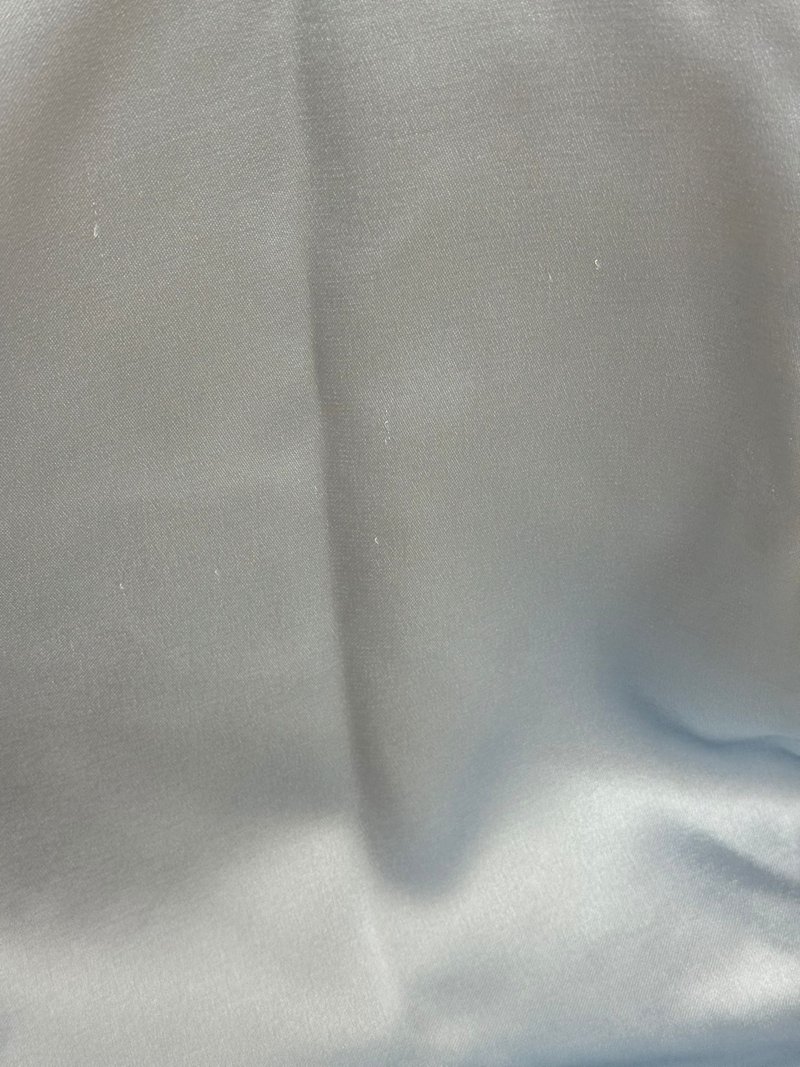 DEFECT | Paris Pearl Satin Romper Dress in Blue in S