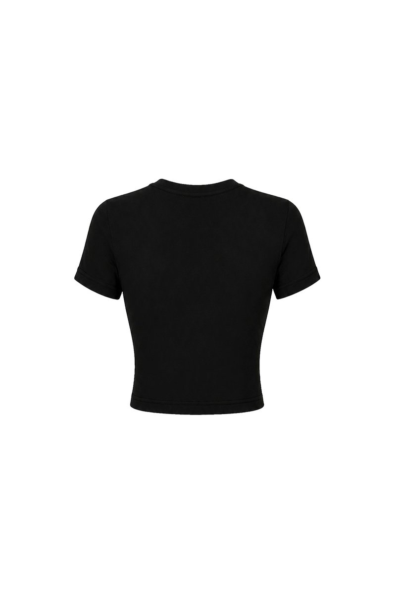 Bonnie Basic Padded Tee in Black