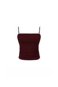 Jennie Jogger Co-ord Top in Berry Brown