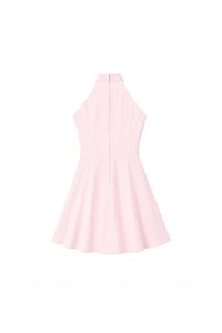 Taeri Tie Romper Dress in Light Pink