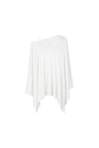 Ophelia One Shoulder Two Piece Top Set in White