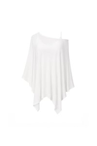 Ophelia One Shoulder Two Piece Top Set in White