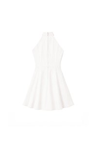 Taeri Tie Romper Dress in White