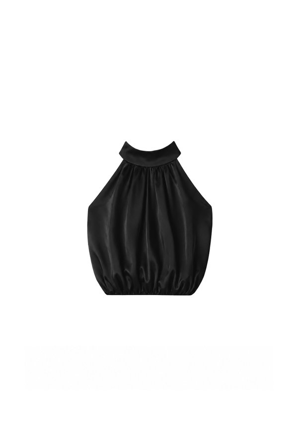 Heralyn Halter Top in Black