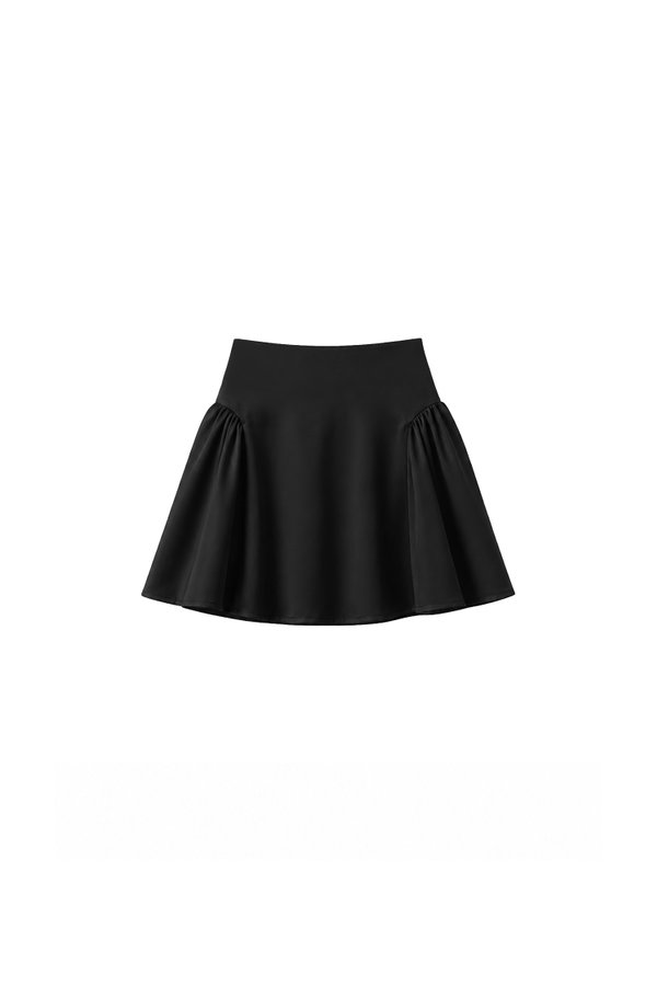 Silvie Side Flare Skorts in Black