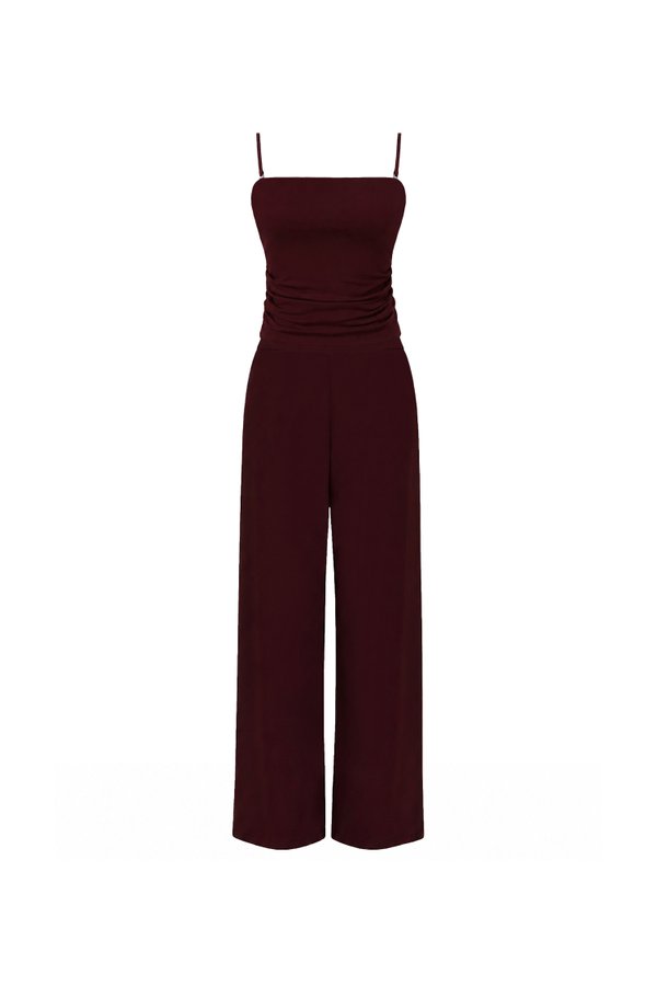 Jennie Jogger Co-ord Set in Berry Brown