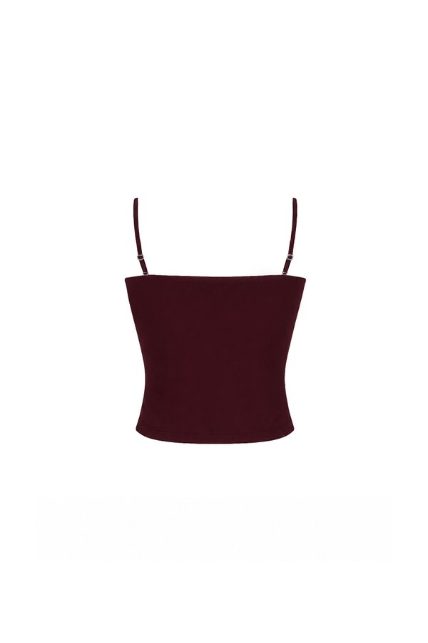 Jennie Jogger Co-ord Top in Berry Brown