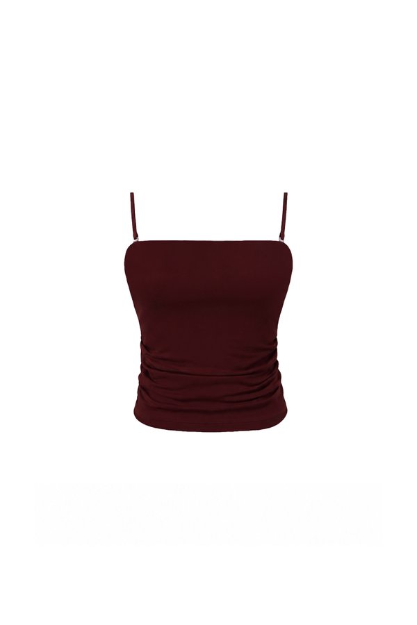 Jennie Jogger Co-ord Top in Berry Brown