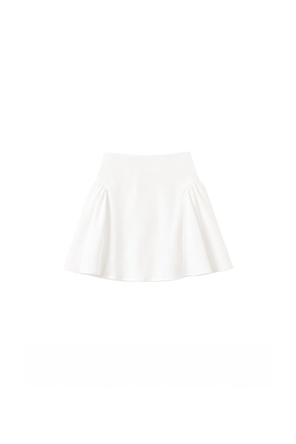 Silvie Side Flare Skorts in White